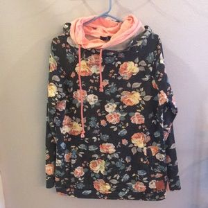 Double hooded sweatshirt